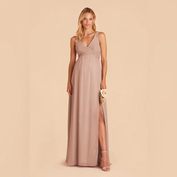 sachin and babi light blue dress 3283  Taupe one shoulder chiffon maxi dress with embellished feather  sleeves  www.melsdress.com